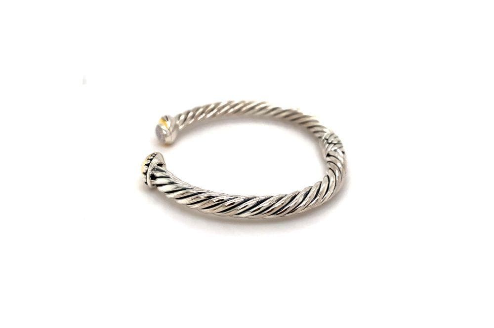 Pave Diamond Cable Bangle