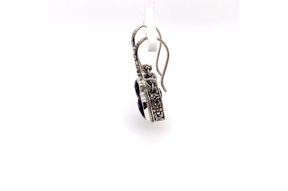 Honesty Earrings- Amethyst