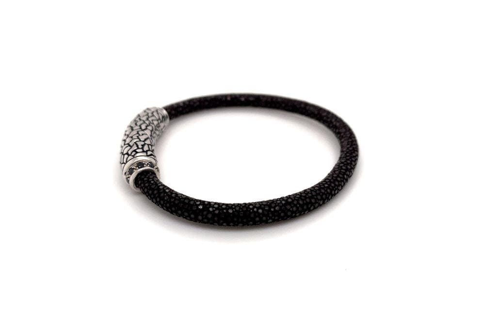 Stingray Leather Bracelet- Brown