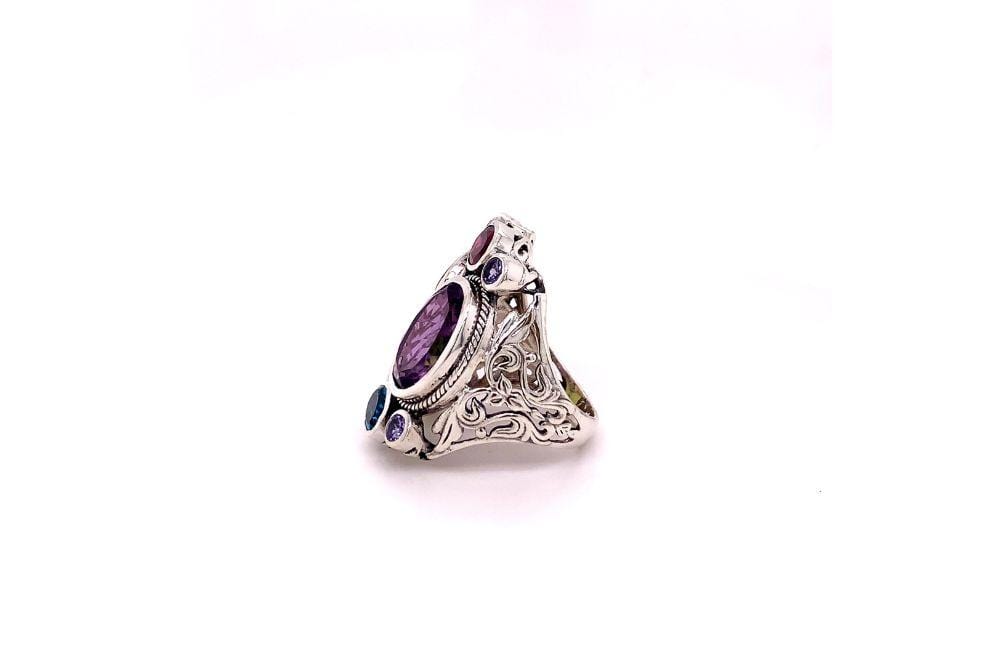 Madeira Ring- Multi Gemstones