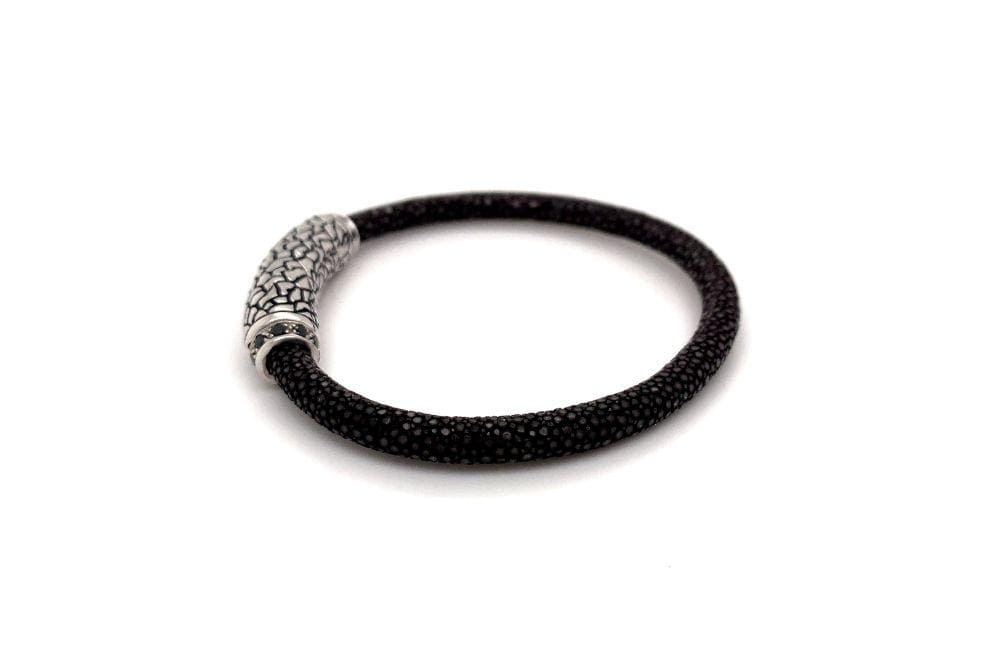 Stingray Leather Bracelet- Brown