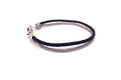 Latitude Bracelet- Black Leather