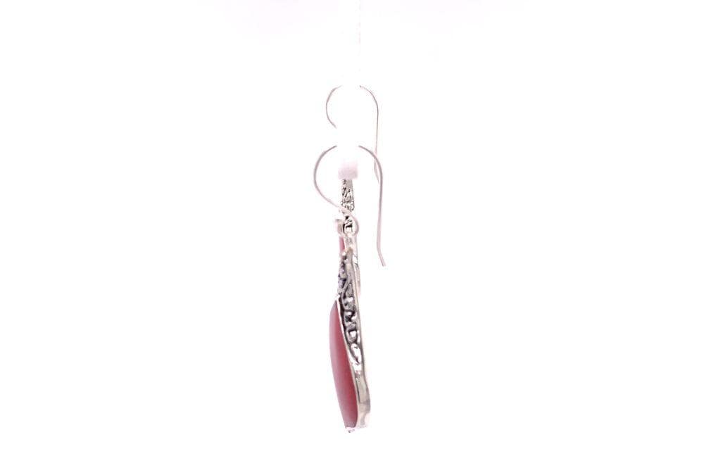 Ornate Earrings- Coral