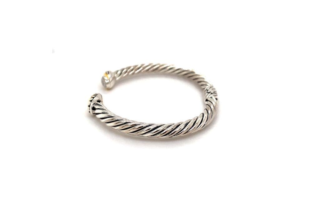 Pave Diamond Cable Bangle