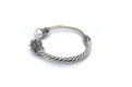 Bali Twist Bangle- White Pearl