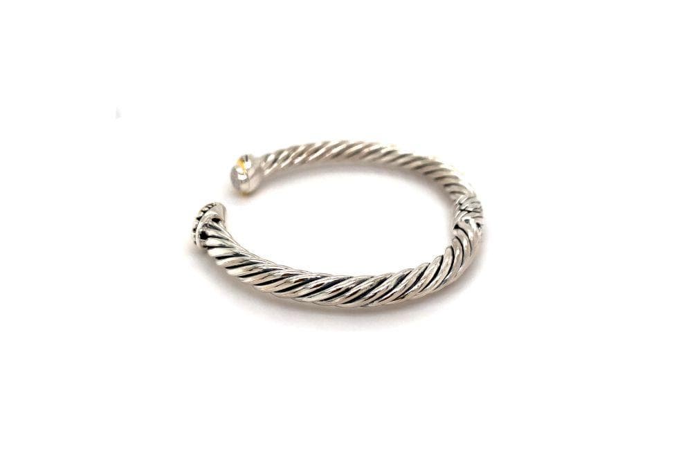 Pave Diamond Cable Bangle