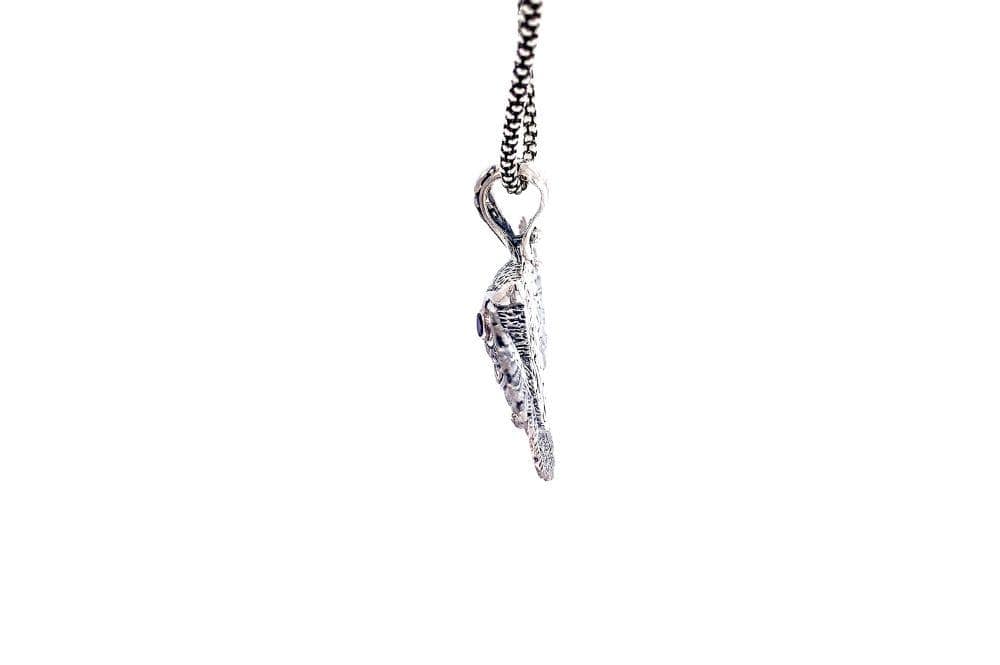 Owl Pendant- Amethyst