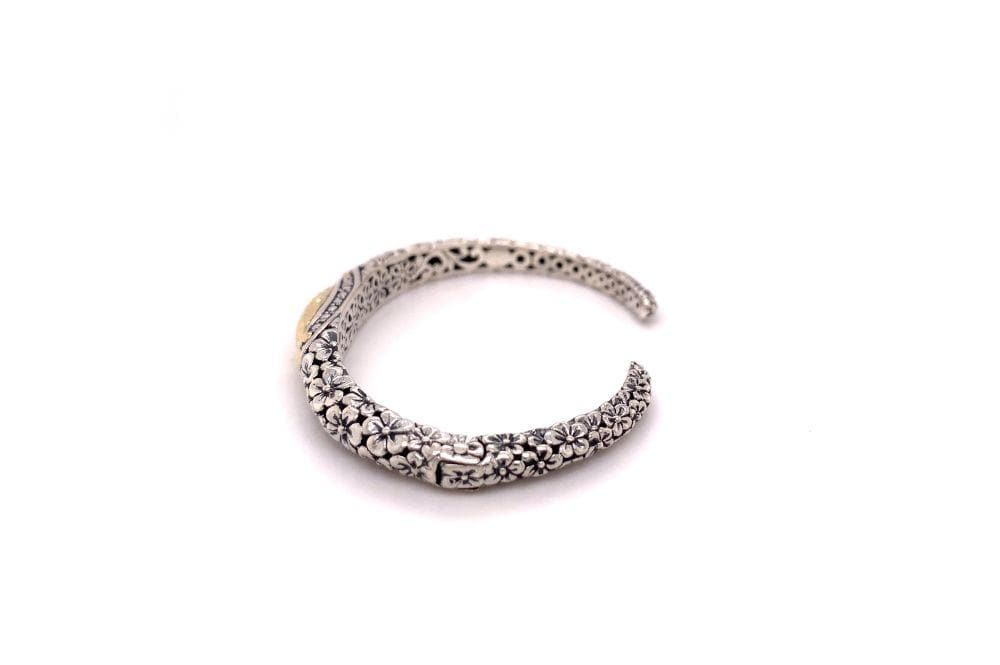 Ijen Bangle- Silver And Gold