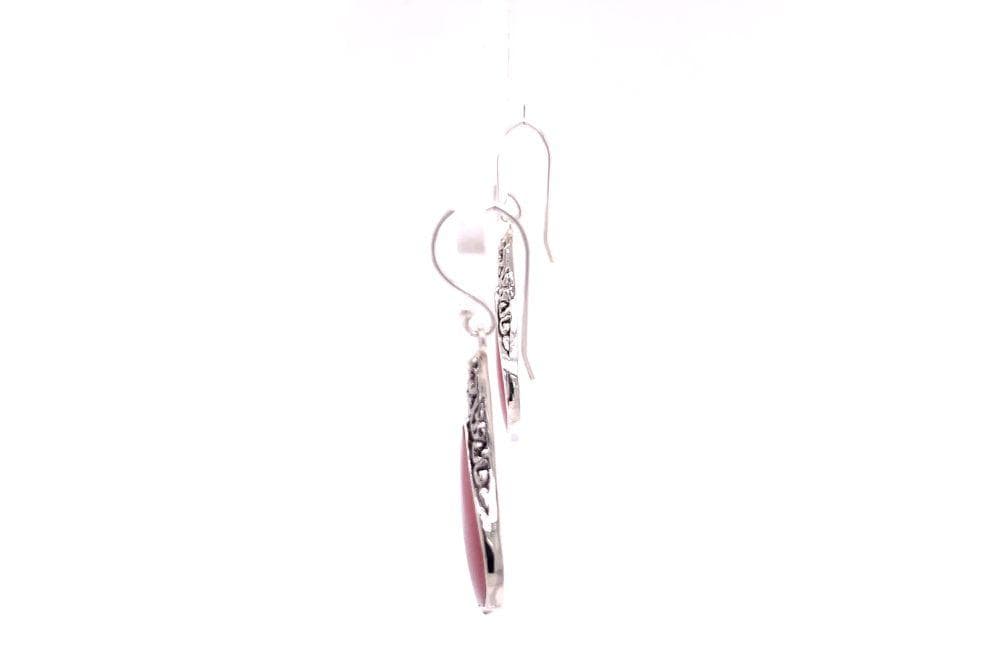 Ornate Earrings- Coral
