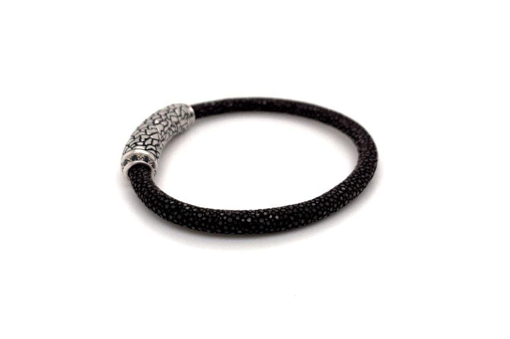 Stingray Leather Bracelet- Brown