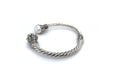 Bali Twist Bangle- White Pearl