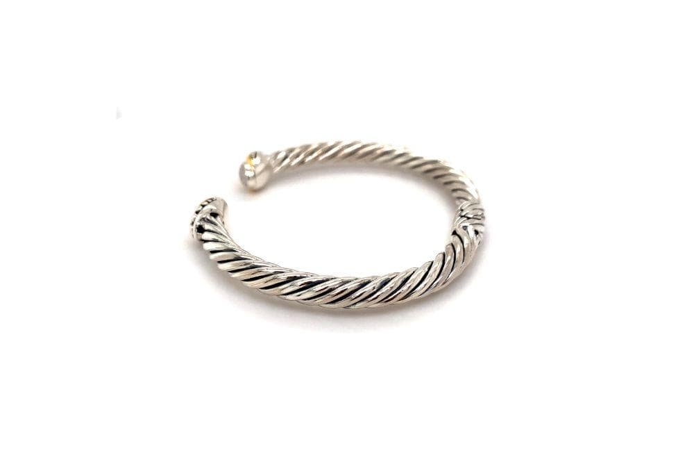 Pave Diamond Cable Bangle