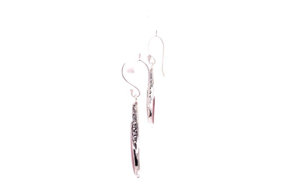 Ornate Earrings- Coral