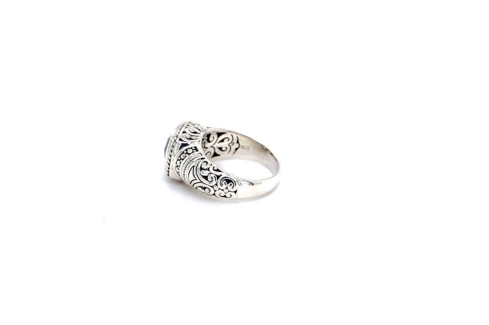 Honesty Ring- Blue Topaz