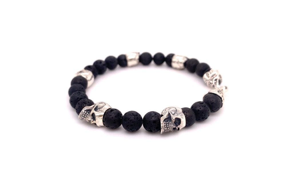 Skulls And Lava Bracelet
