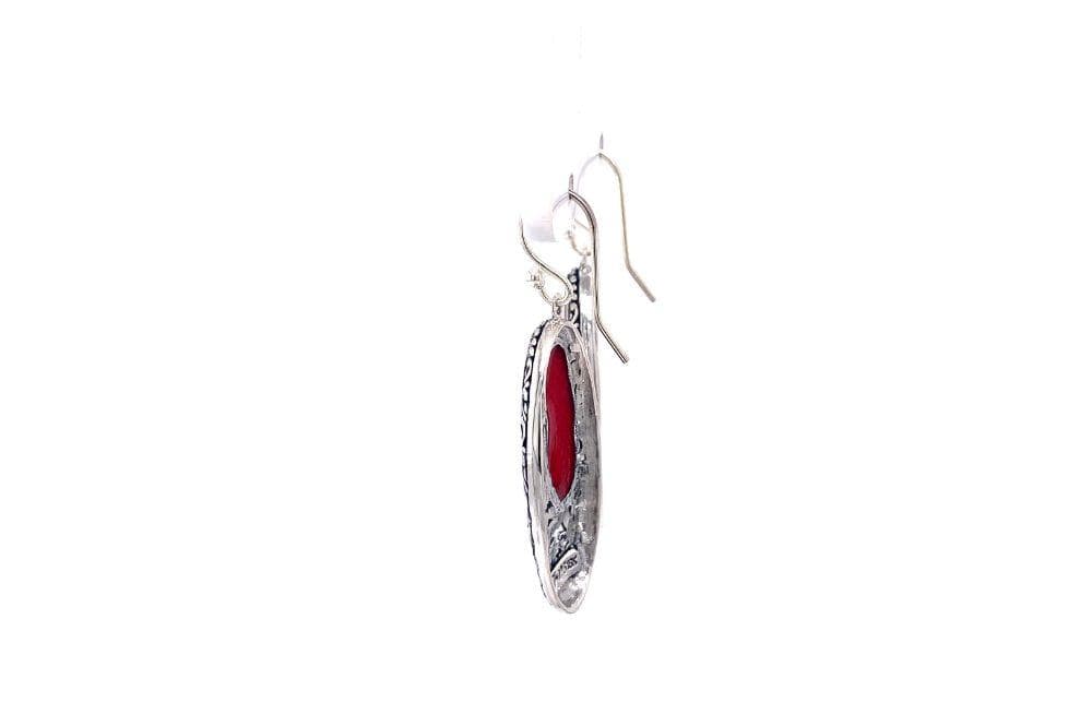 Bliss Earrings- Coral