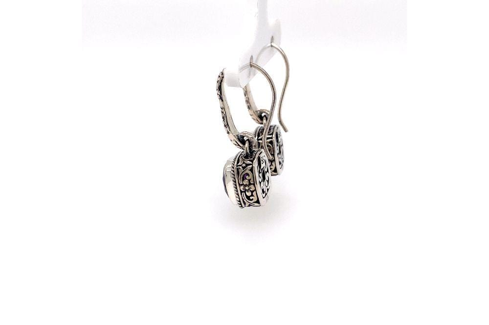 Honesty Earrings- Amethyst