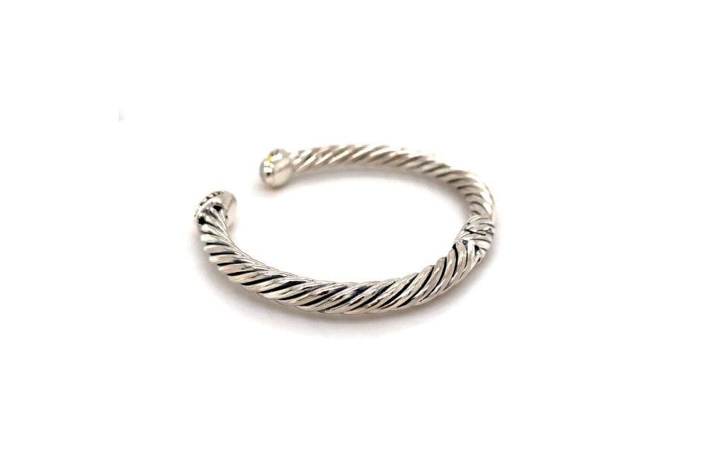Pave Diamond Cable Bangle