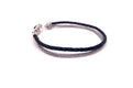 Latitude Bracelet- Black Leather