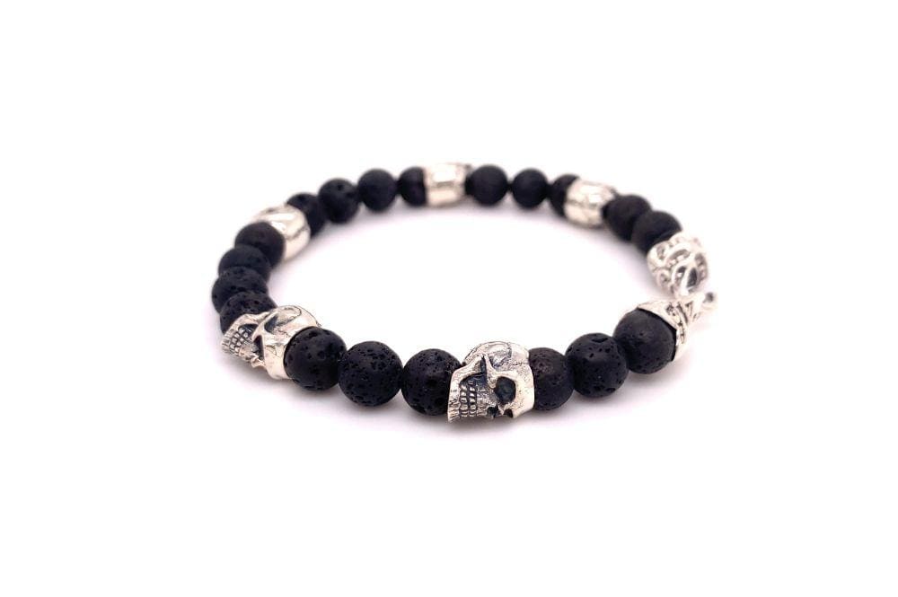 Skulls And Lava Bracelet