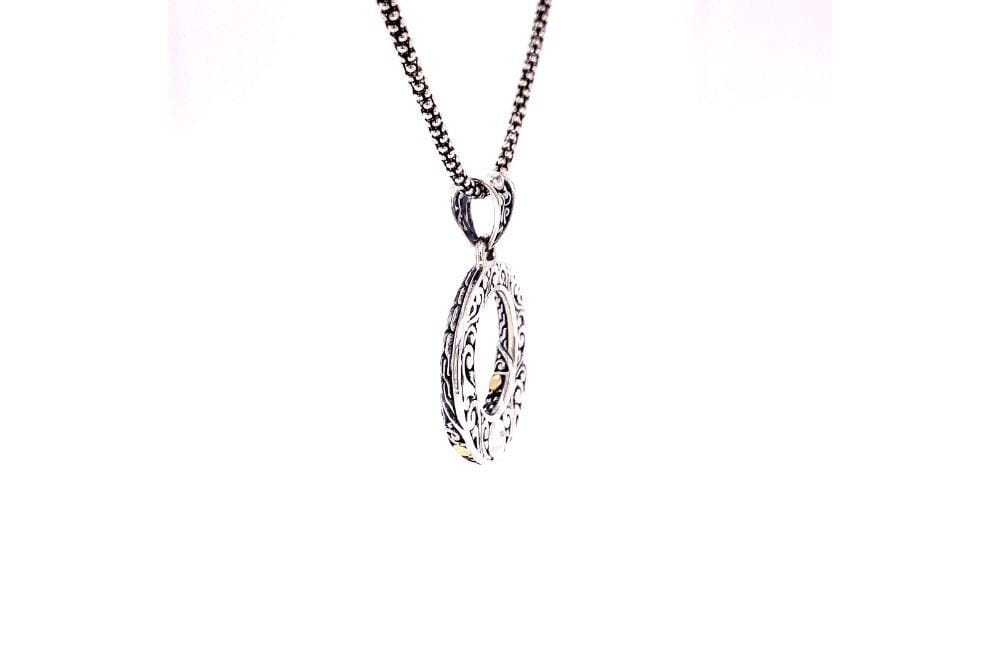 Ubud Pendant- Black Spinel