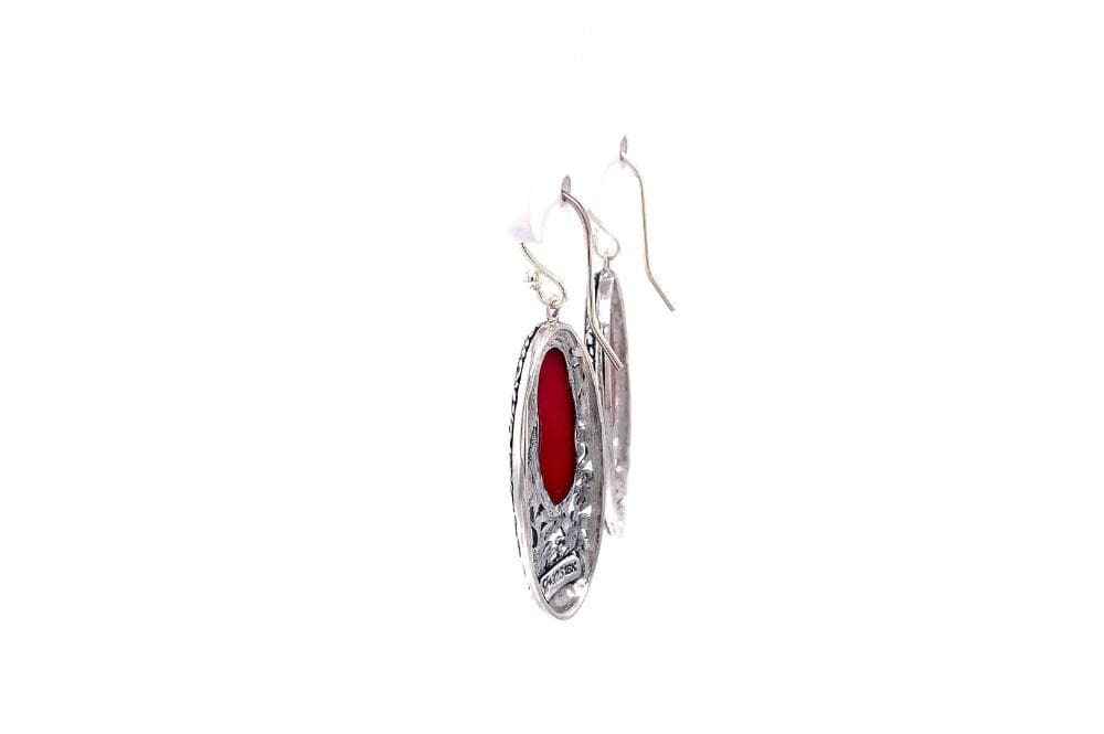 Bliss Earrings- Coral