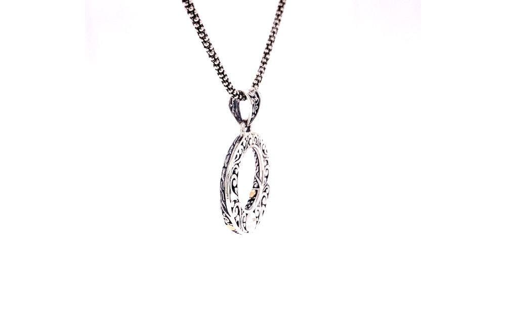 Ubud Pendant- Black Spinel