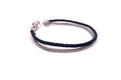 Latitude Bracelet- Black Leather