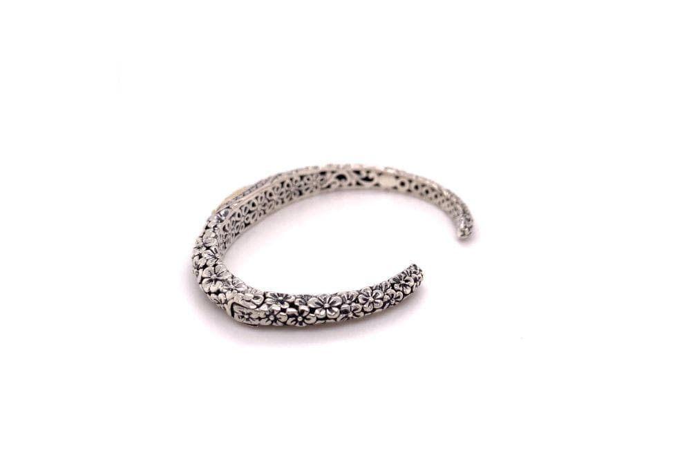 Ijen Bangle- Silver And Gold