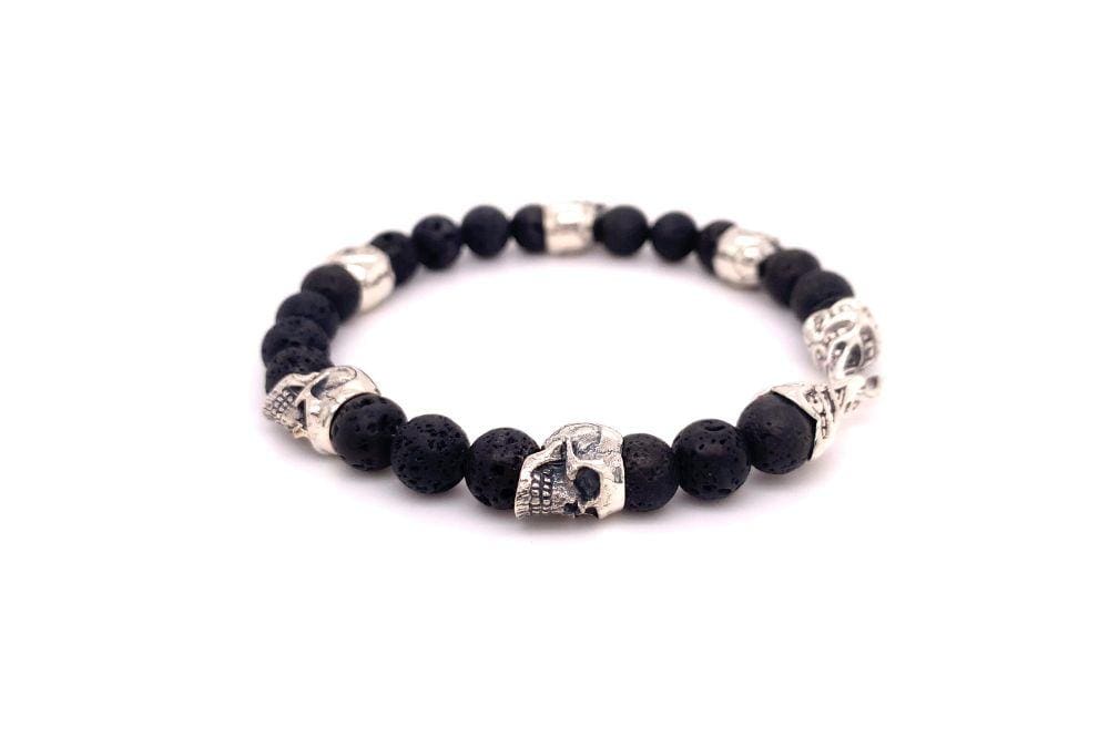 Skulls And Lava Bracelet