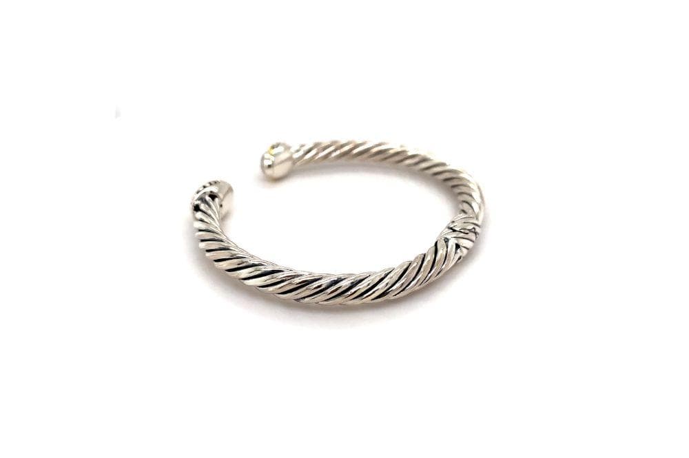 Pave Diamond Cable Bangle