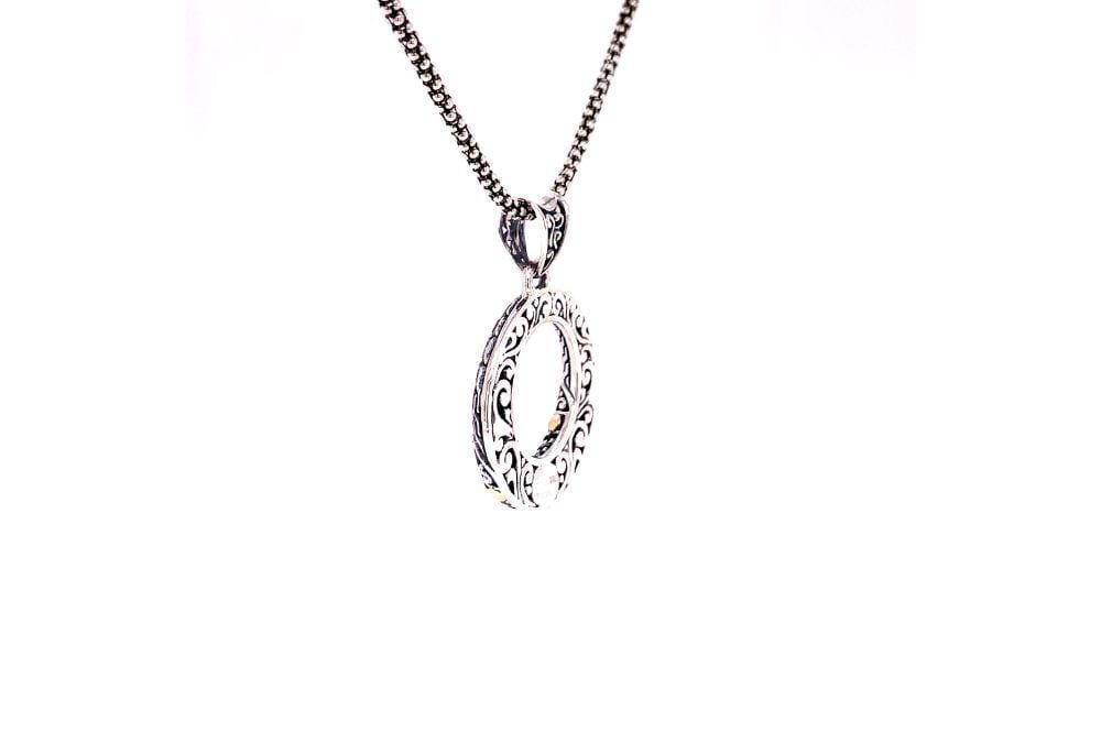 Ubud Pendant- Black Spinel