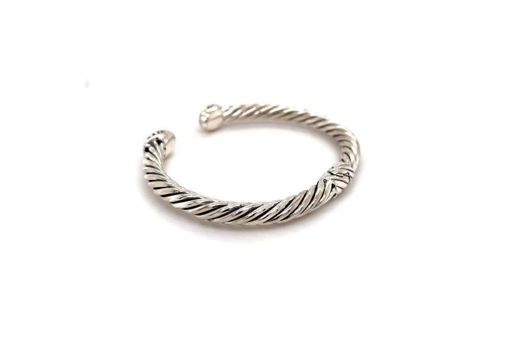 Pave Diamond Cable Bangle