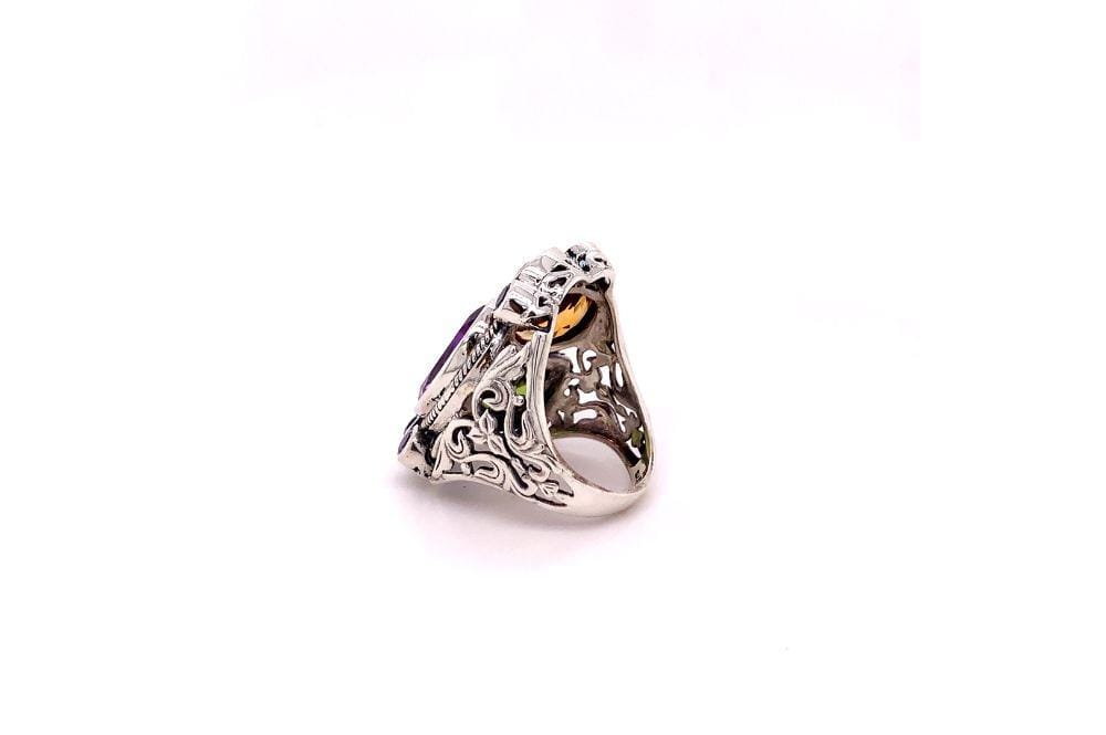 Madeira Ring- Multi Gemstones