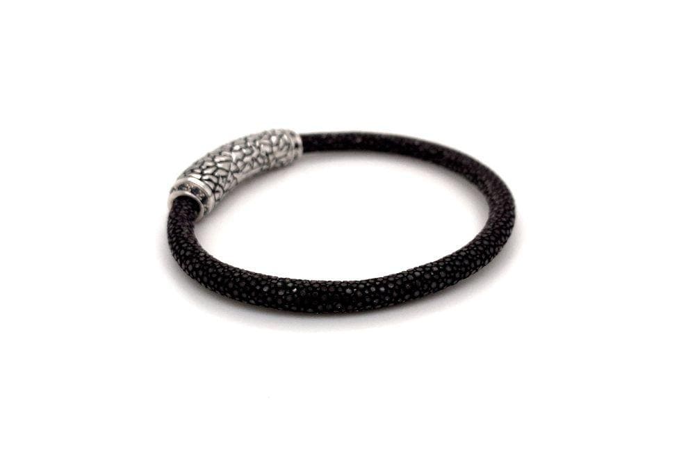 Stingray Leather Bracelet- Brown