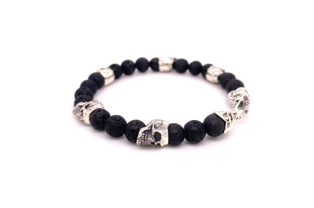 Skulls And Lava Bracelet