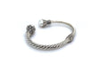 Bali Twist Bangle- White Pearl