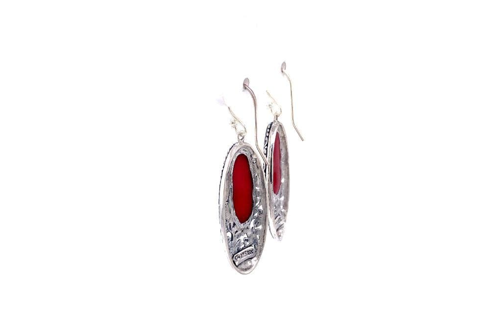 Bliss Earrings- Coral