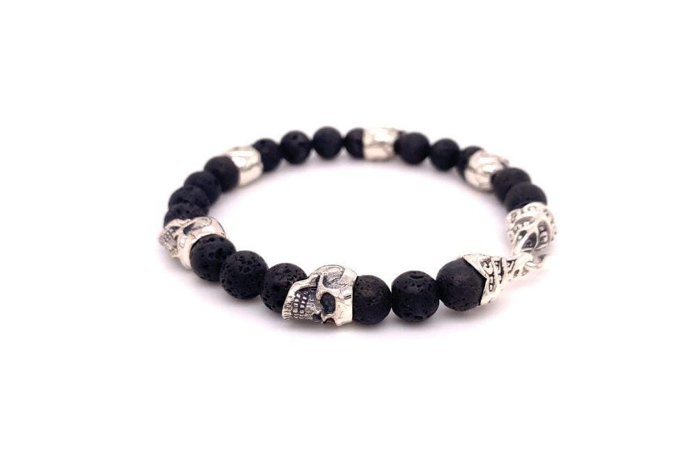 Skulls And Lava Bracelet