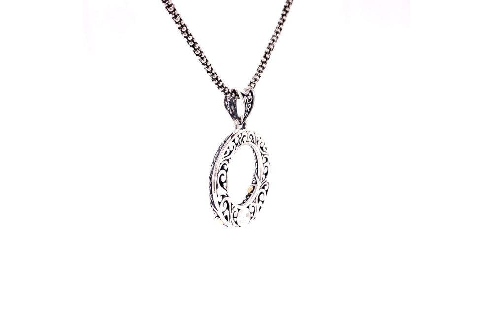 Ubud Pendant- Black Spinel