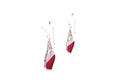 Ornate Earrings- Coral