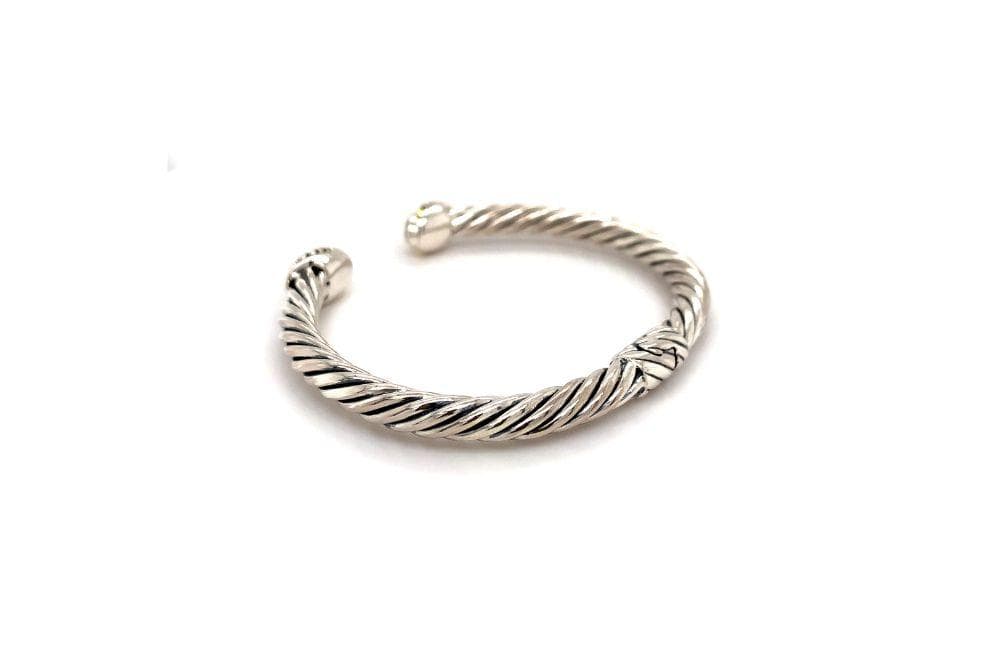 Pave Diamond Cable Bangle