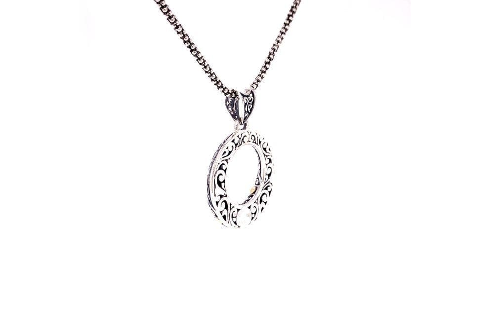Ubud Pendant- Black Spinel