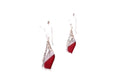 Ornate Earrings- Coral