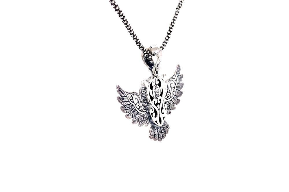 Owl Pendant- Amethyst