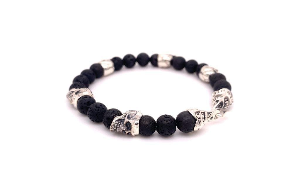 Skulls And Lava Bracelet
