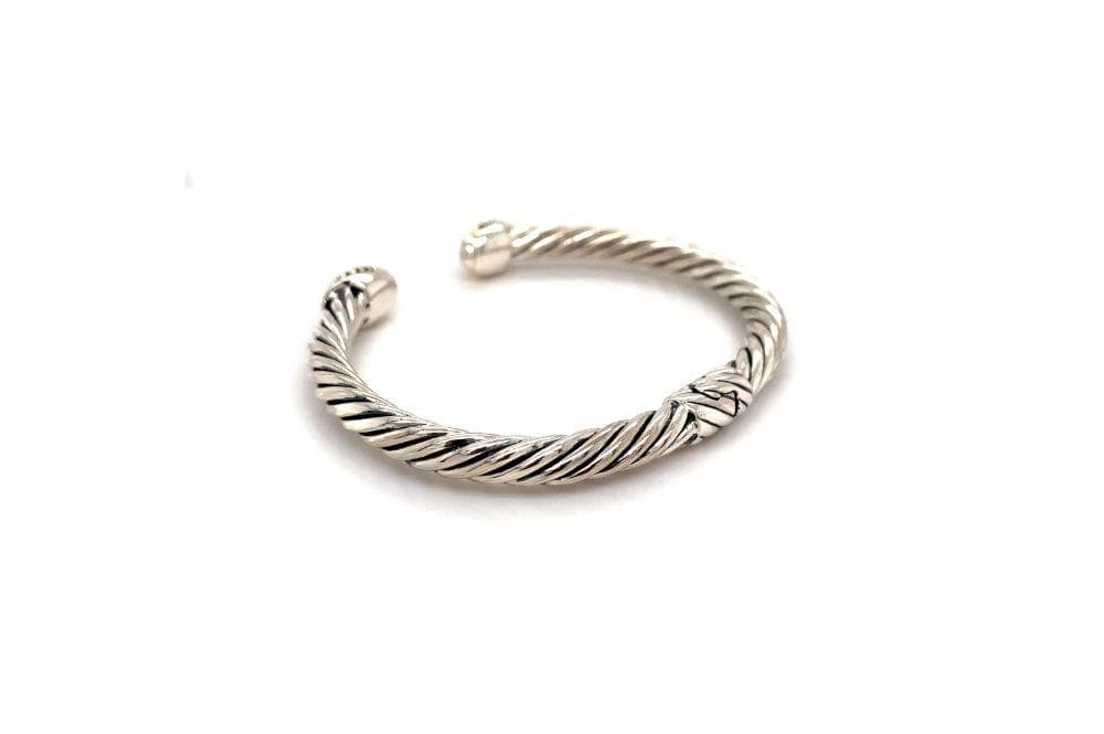 Pave Diamond Cable Bangle