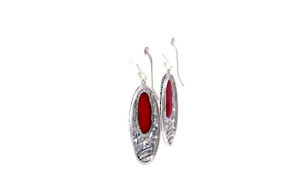 Bliss Earrings- Coral