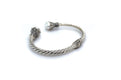 Bali Twist Bangle- White Pearl