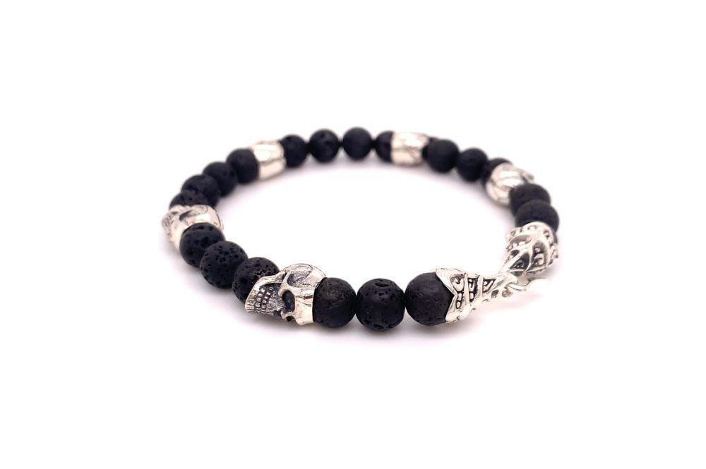 Skulls And Lava Bracelet